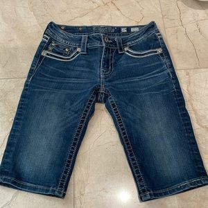 Miss Me signature Bermuda jeans shorts